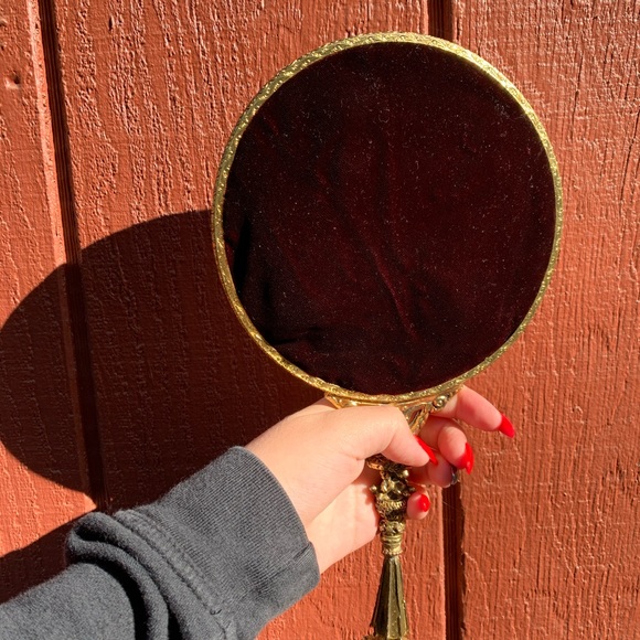Vintage handheld mirror